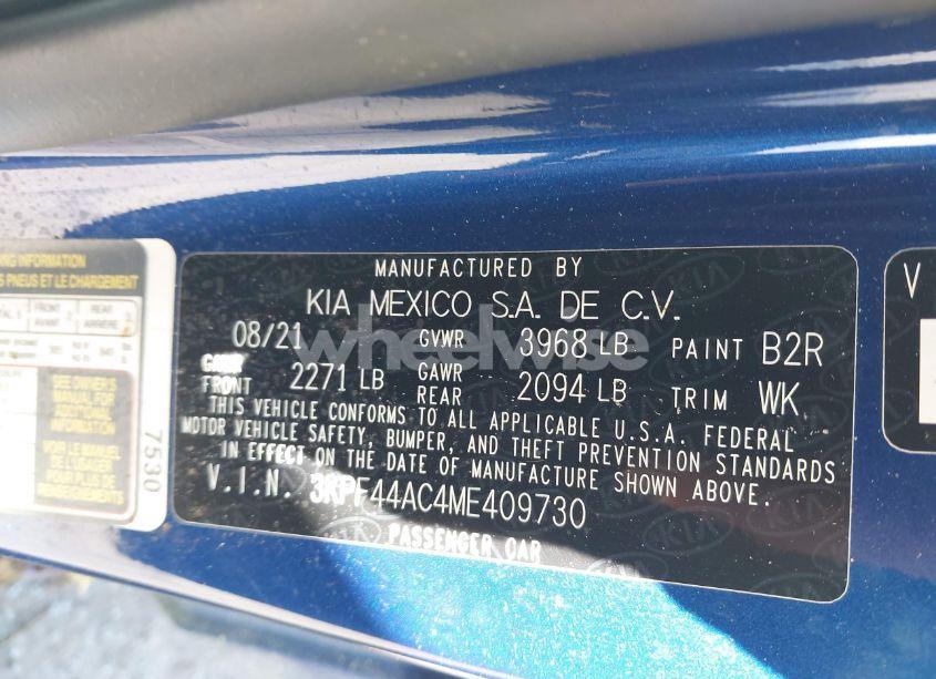 Photo 9 of 2021 Kia Forte GT (VIN 3KPF44AC4ME409730)