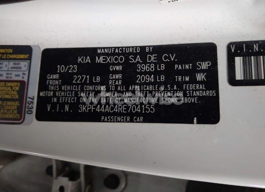 Photo 9 of 2024 Kia Forte GT (VIN 3KPF44AC4RE704155)