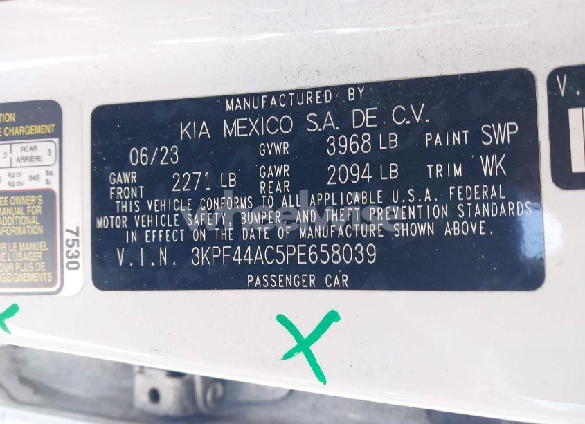 Photo 9 of 2023 Kia Forte GT (VIN 3KPF44AC5PE658039)