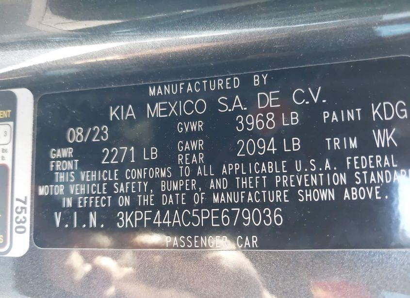 Photo 9 of 2023 Kia Forte GT (VIN 3KPF44AC5PE679036)