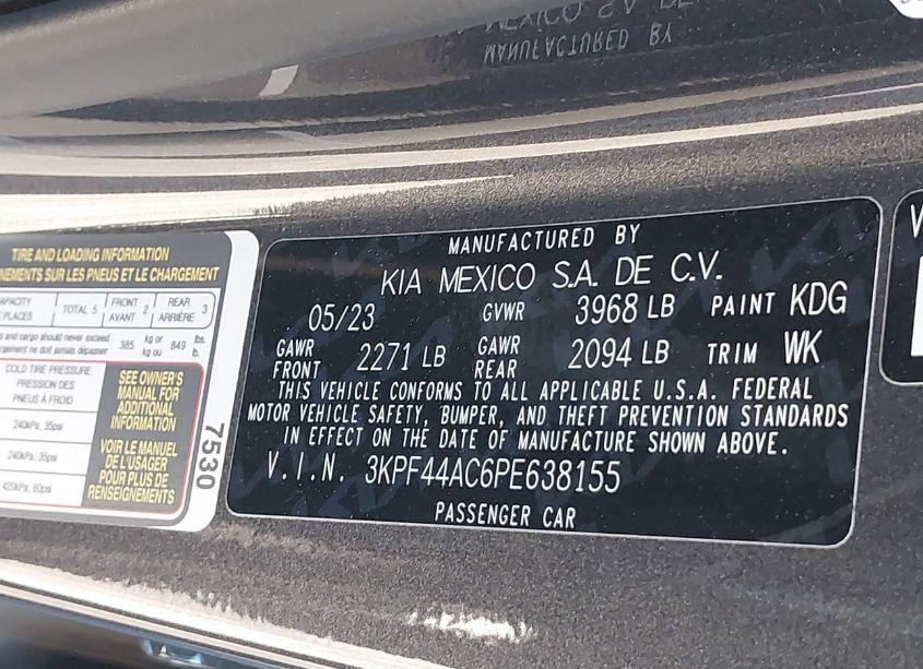 Photo 9 of 2023 Kia Forte GT (VIN 3KPF44AC6PE638155)