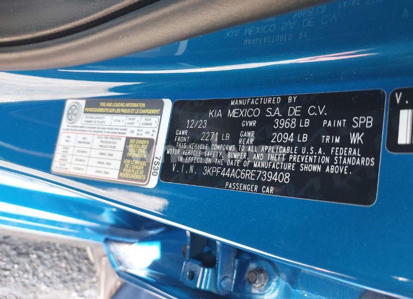Photo 9 of 2024 Kia Forte GT (VIN 3KPF44AC6RE739408)