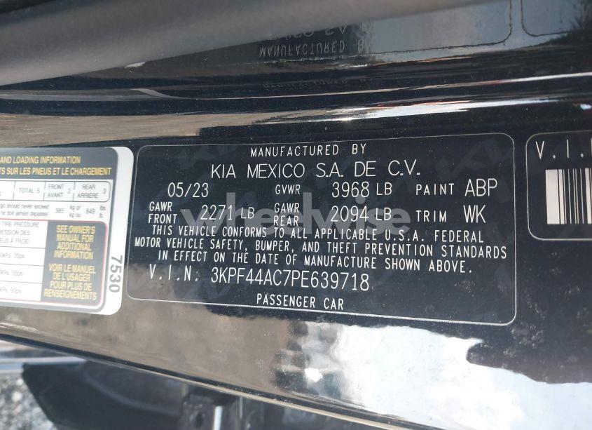 Photo 9 of 2023 Kia Forte GT (VIN 3KPF44AC7PE639718)