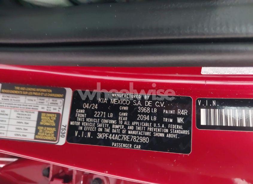 Photo 9 of 2024 Kia Forte GT (VIN 3KPF44AC7RE782980)