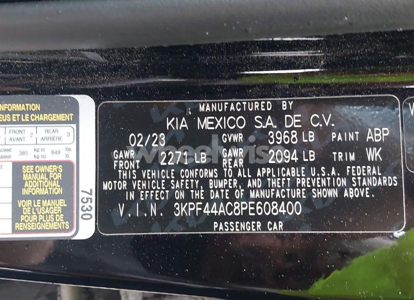 Photo 9 of 2023 Kia Forte GT (VIN 3KPF44AC8PE608400)