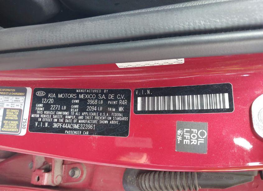 Photo 9 of 2021 Kia Forte GT (VIN 3KPF44AC9ME323961)