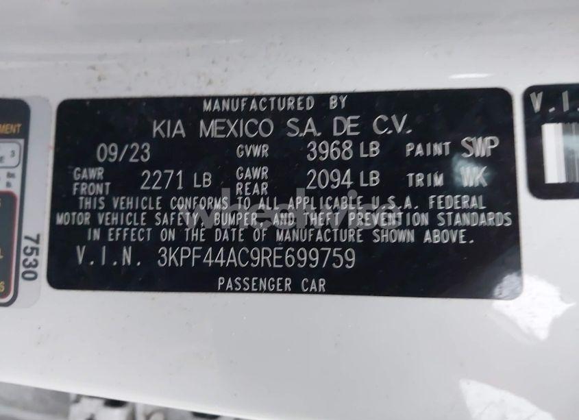 Photo 9 of 2024 Kia Forte GT (VIN 3KPF44AC9RE699759)