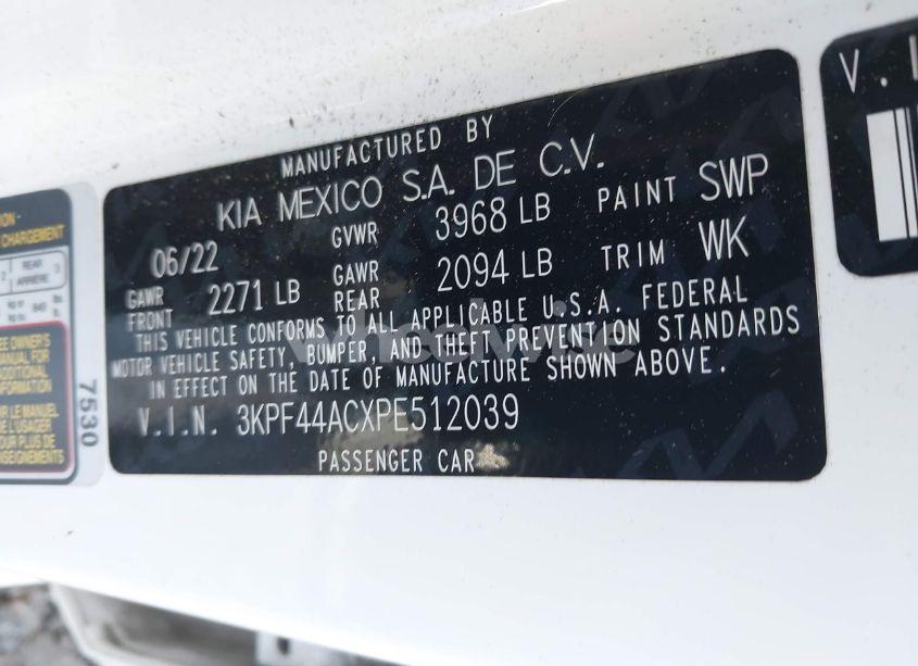 Photo 9 of 2023 Kia Forte GT (VIN 3KPF44ACXPE512039)