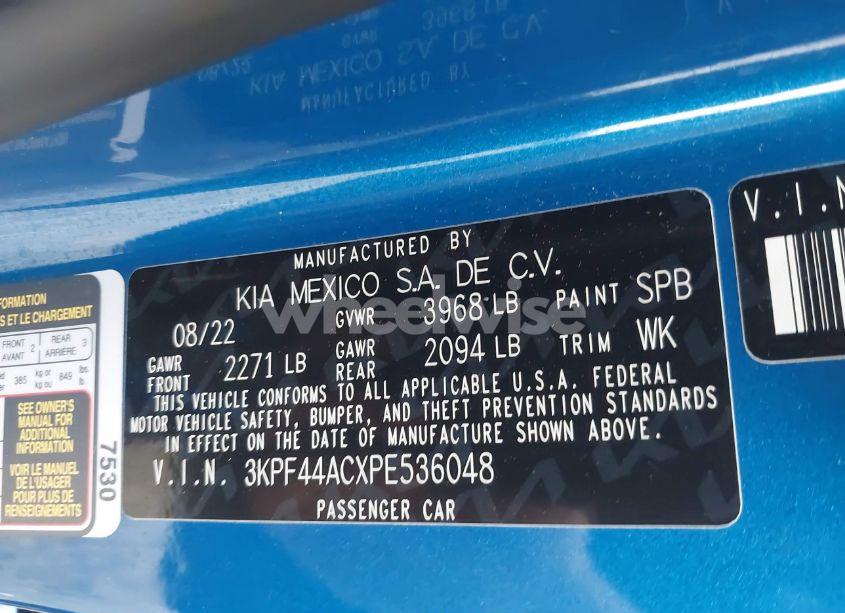 Photo 9 of 2023 Kia Forte GT (VIN 3KPF44ACXPE536048)