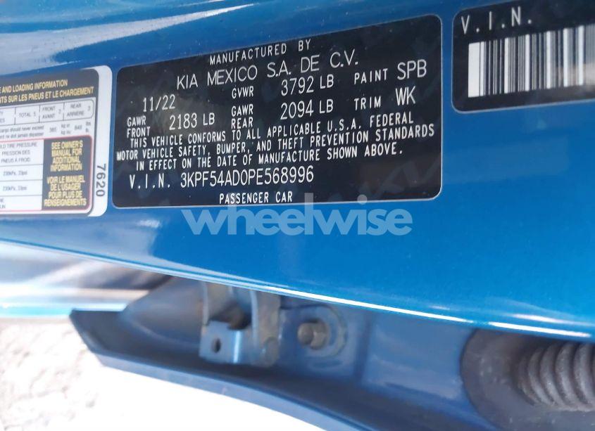 Photo 9 of 2023 Kia Forte GT-LINE (VIN 3KPF54AD0PE568996)