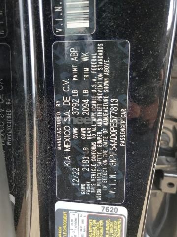 2023 KIA FORTE GT LINE (VIN 3KPF54AD0PE577813) main photo