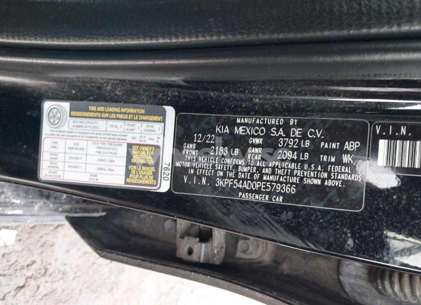 Photo 9 of 2023 Kia Forte GT-LINE (VIN 3KPF54AD0PE579366)