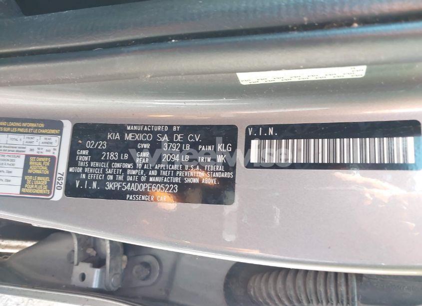 Photo 9 of 2023 Kia Forte GT-LINE (VIN 3KPF54AD0PE605223)