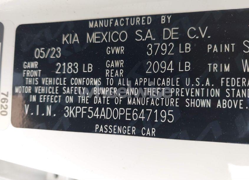 Photo 9 of 2023 Kia Forte GT-LINE (VIN 3KPF54AD0PE647195)