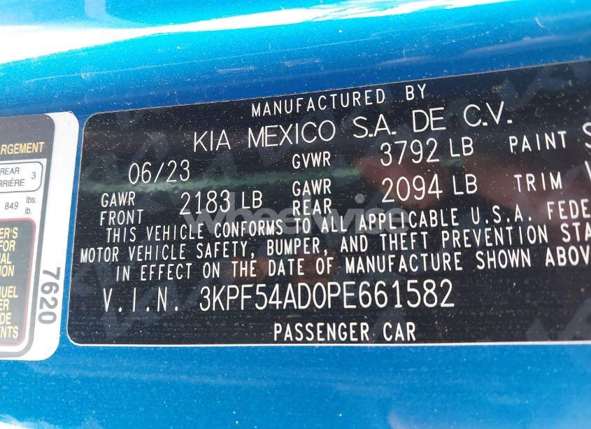 Photo 9 of 2023 Kia Forte GT-LINE (VIN 3KPF54AD0PE661582)