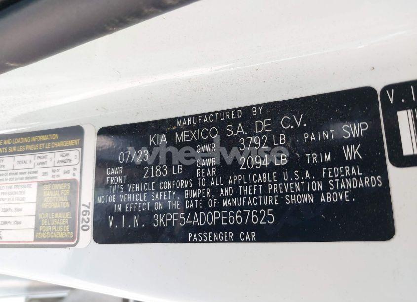 Photo 9 of 2023 Kia Forte GT-LINE (VIN 3KPF54AD0PE667625)