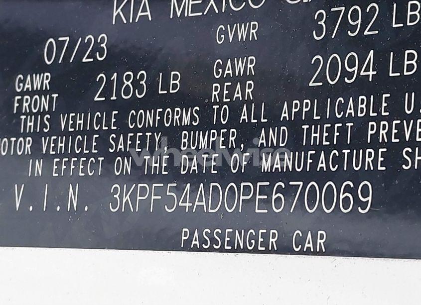 Photo 9 of 2023 Kia Forte GT-LINE (VIN 3KPF54AD0PE670069)