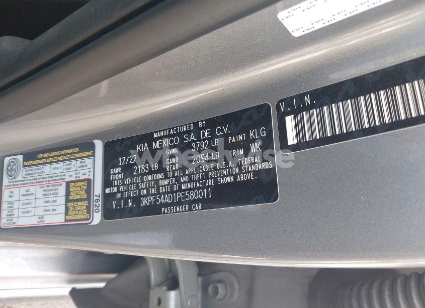 Photo 9 of 2023 Kia Forte GT-LINE (VIN 3KPF54AD1PE580011)