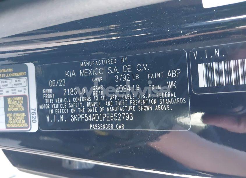 Photo 9 of 2023 Kia Forte GT-LINE (VIN 3KPF54AD1PE652793)
