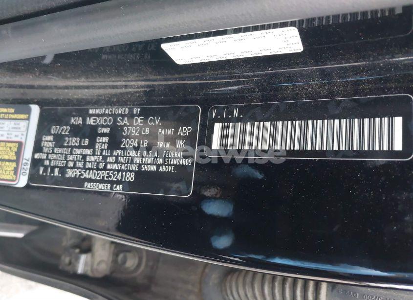 Photo 9 of 2023 Kia Forte GT-LINE (VIN 3KPF54AD2PE524188)