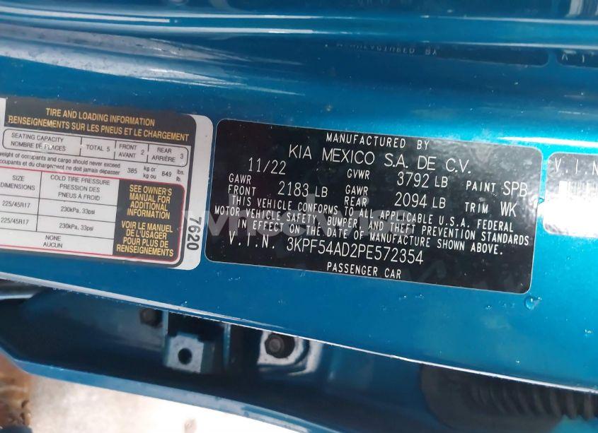 Photo 9 of 2023 Kia Forte GT-LINE (VIN 3KPF54AD2PE572354)