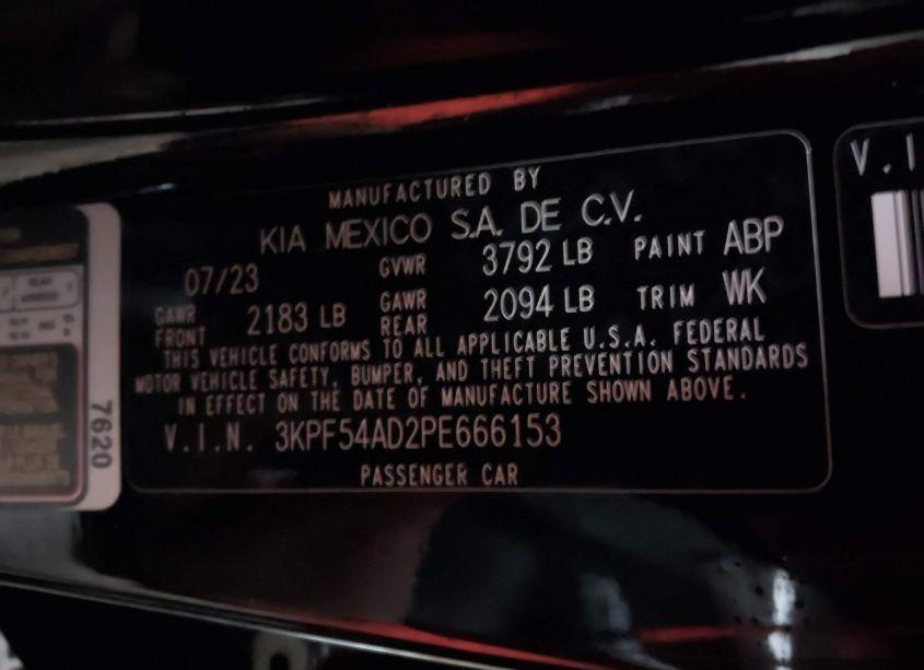Photo 9 of 2023 Kia Forte GT-LINE (VIN 3KPF54AD2PE666153)