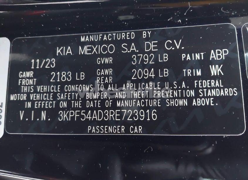 Photo 9 of 2024 Kia Forte GT-LINE (VIN 3KPF54AD3RE723916)