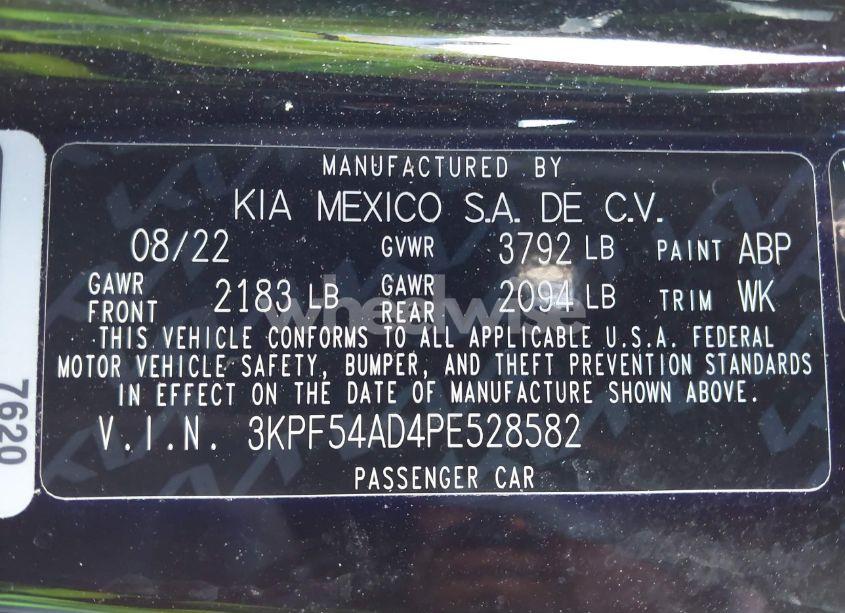 Photo 9 of 2023 Kia Forte GT-LINE (VIN 3KPF54AD4PE528582)