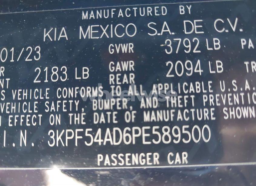 Photo 9 of 2023 Kia Forte GT-LINE (VIN 3KPF54AD6PE589500)