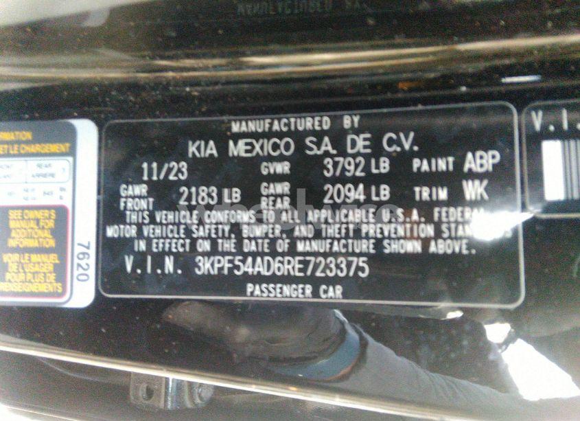 Photo 9 of 2024 Kia Forte GT-LINE (VIN 3KPF54AD6RE723375)