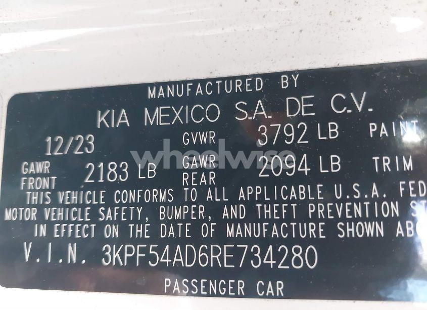Photo 9 of 2024 Kia Forte GT-LINE (VIN 3KPF54AD6RE734280)