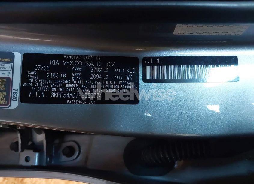 Photo 9 of 2023 Kia Forte GT-LINE (VIN 3KPF54AD7PE665774)