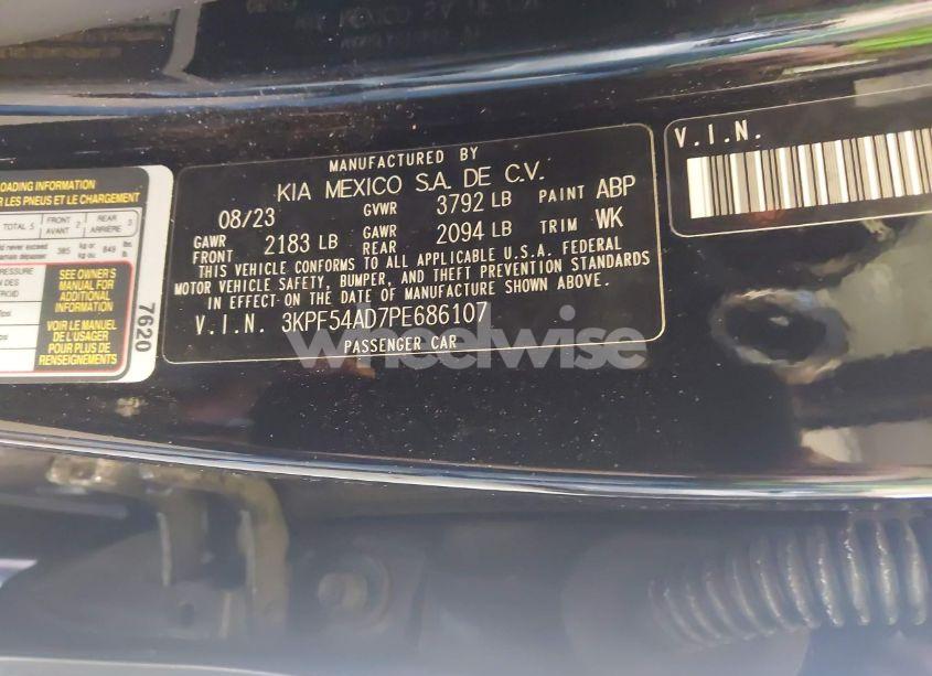 Photo 9 of 2023 Kia Forte GT-LINE (VIN 3KPF54AD7PE686107)