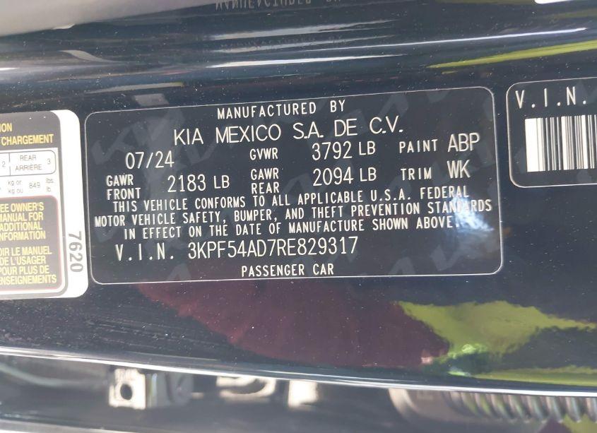 Photo 9 of 2024 Kia Forte GT-LINE (VIN 3KPF54AD7RE829317)