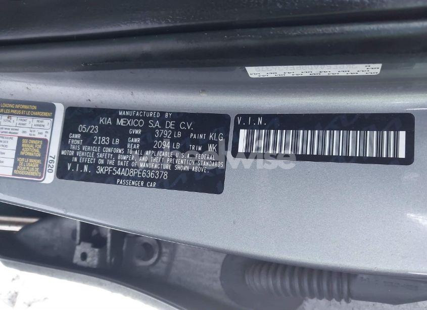 Photo 9 of 2023 Kia Forte GT-LINE (VIN 3KPF54AD8PE636378)