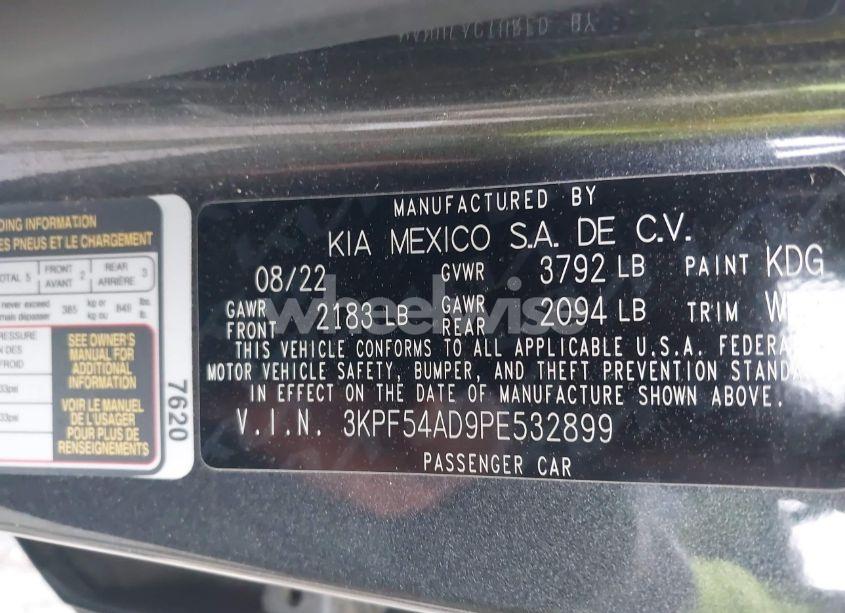 Photo 9 of 2023 Kia Forte GT-LINE (VIN 3KPF54AD9PE532899)