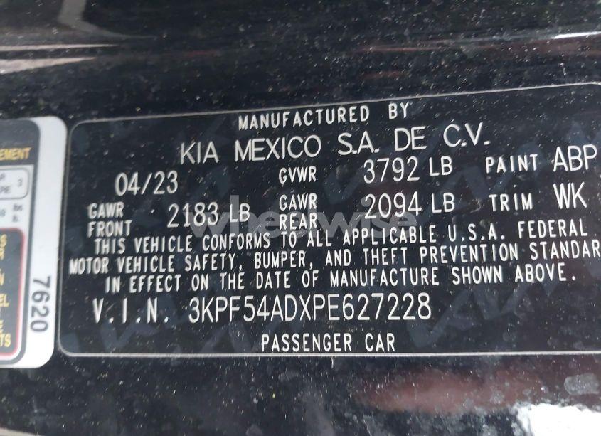 Photo 9 of 2023 Kia Forte GT-LINE (VIN 3KPF54ADXPE627228)