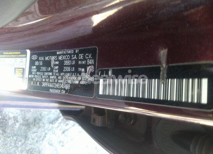 Photo 9 of 2017 Kia Forte LX (VIN 3KPFK4A72HE046438)