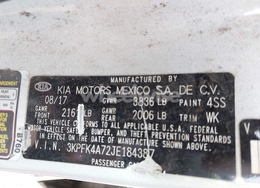 Photo 9 of 2018 Kia Forte LX (VIN 3KPFK4A72JE184387)