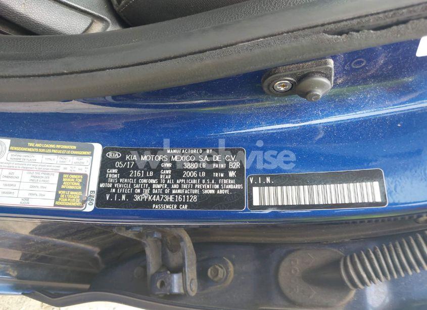 Photo 9 of 2017 Kia Forte LX (VIN 3KPFK4A73HE161128)