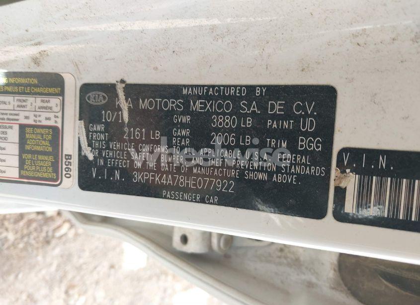 Photo 9 of 2017 Kia Forte LX (VIN 3KPFK4A78HE077922)