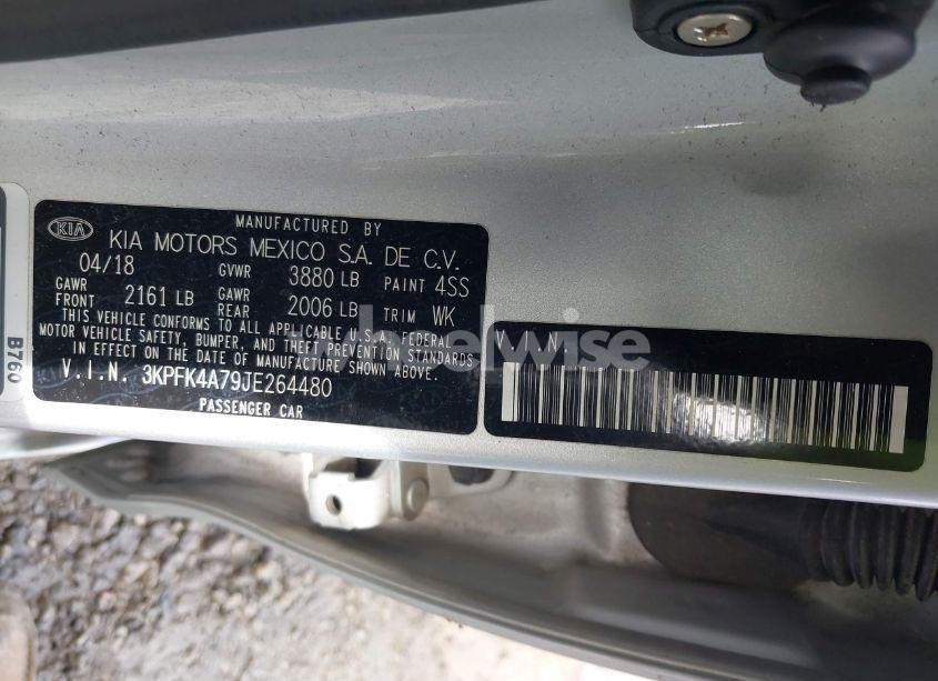 Photo 9 of 2018 Kia Forte LX (VIN 3KPFK4A79JE264480)