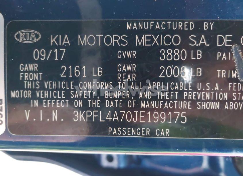 Photo 9 of 2018 Kia Forte LX (VIN 3KPFL4A70JE199175)