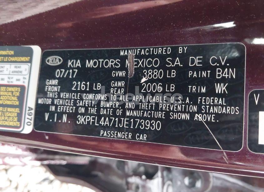 Photo 9 of 2018 Kia Forte LX (VIN 3KPFL4A71JE173930)