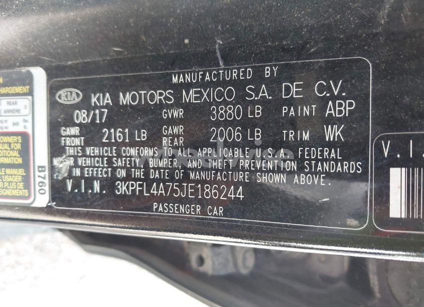 Photo 9 of 2018 Kia Forte LX (VIN 3KPFL4A75JE186244)