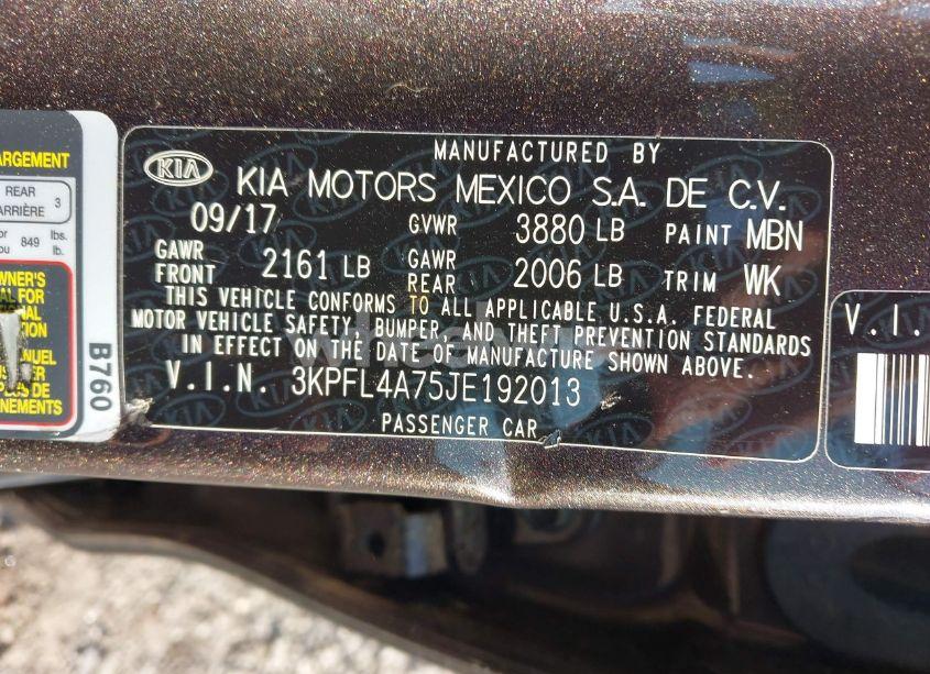 Photo 9 of 2018 Kia Forte LX (VIN 3KPFL4A75JE192013)