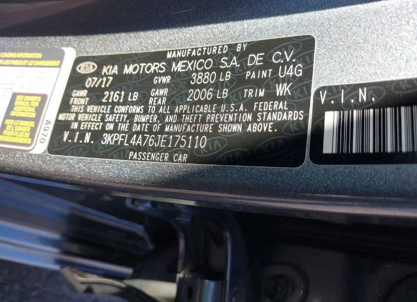 Photo 9 of 2018 Kia Forte S (VIN 3KPFL4A76JE175110)