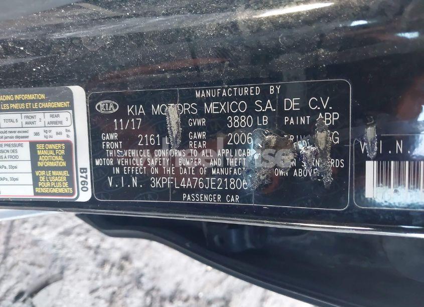 Photo 9 of 2018 Kia Forte LX (VIN 3KPFL4A76JE218067)