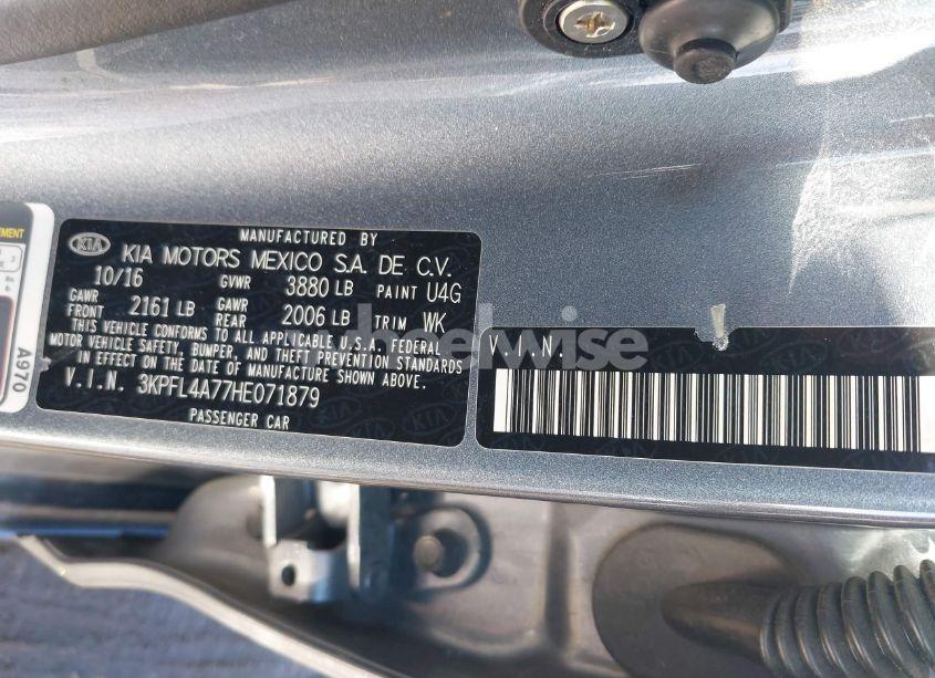Photo 9 of 2017 Kia Forte S (VIN 3KPFL4A77HE071879)