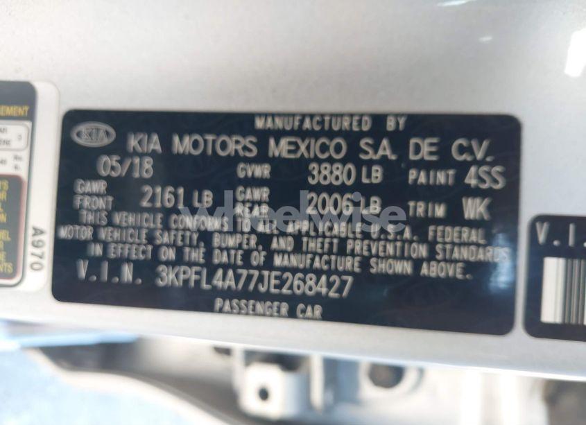 Photo 9 of 2018 Kia Forte LX (VIN 3KPFL4A77JE268427)